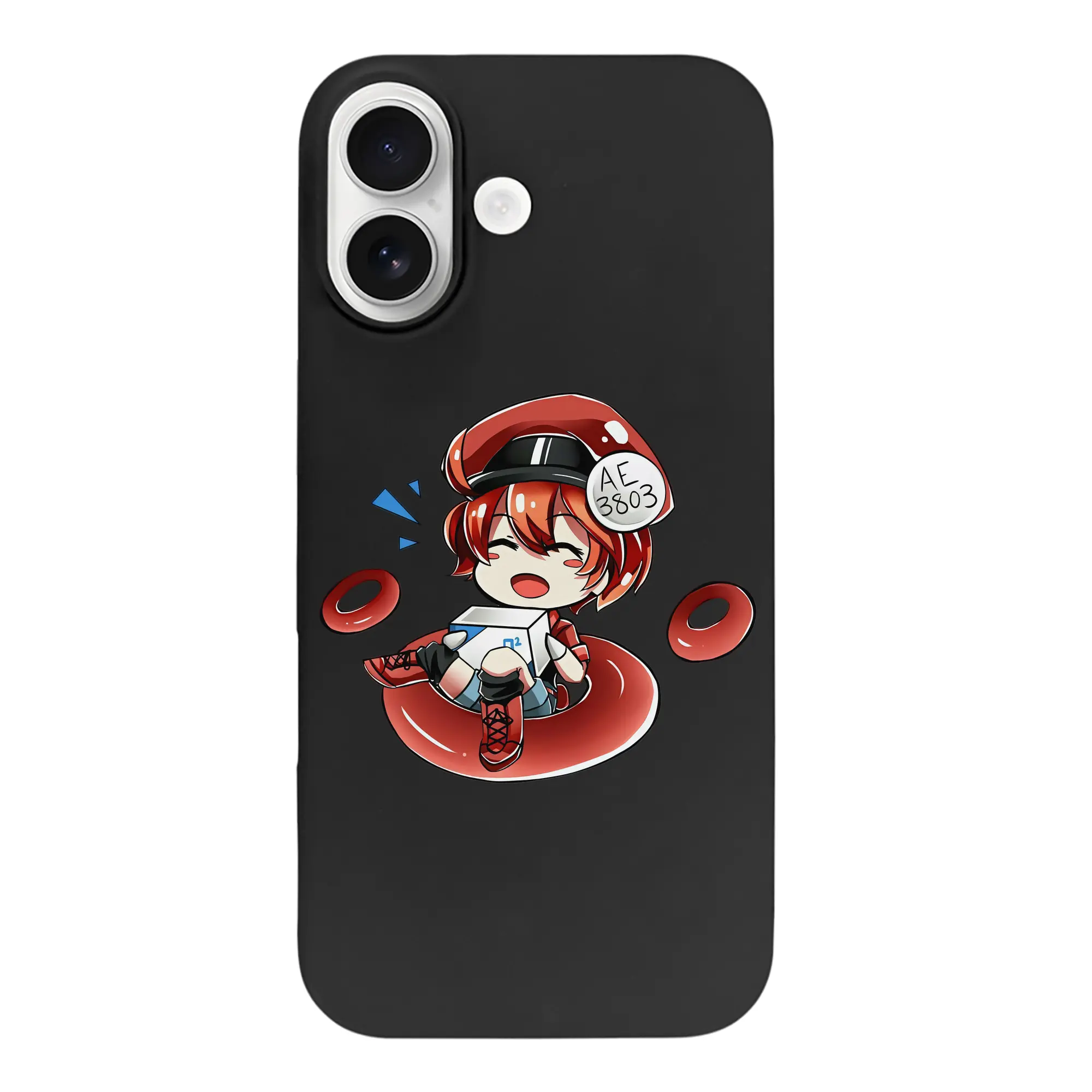 はたらく細胞 グッズ,赤血球 - iPhone 17 シリーズ シリコンケース 薄型 耐衝撃 指紋防止 ソフトタッチカバー 精密フィット 傷防止 保護ケース iPhone 17/17 Air/17 Pro/17 Pro Max 対応